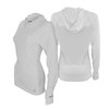 Mobile Cooling Woman's Drirelease Mobile Cooling Hoodie, White, XL MCWT03040521